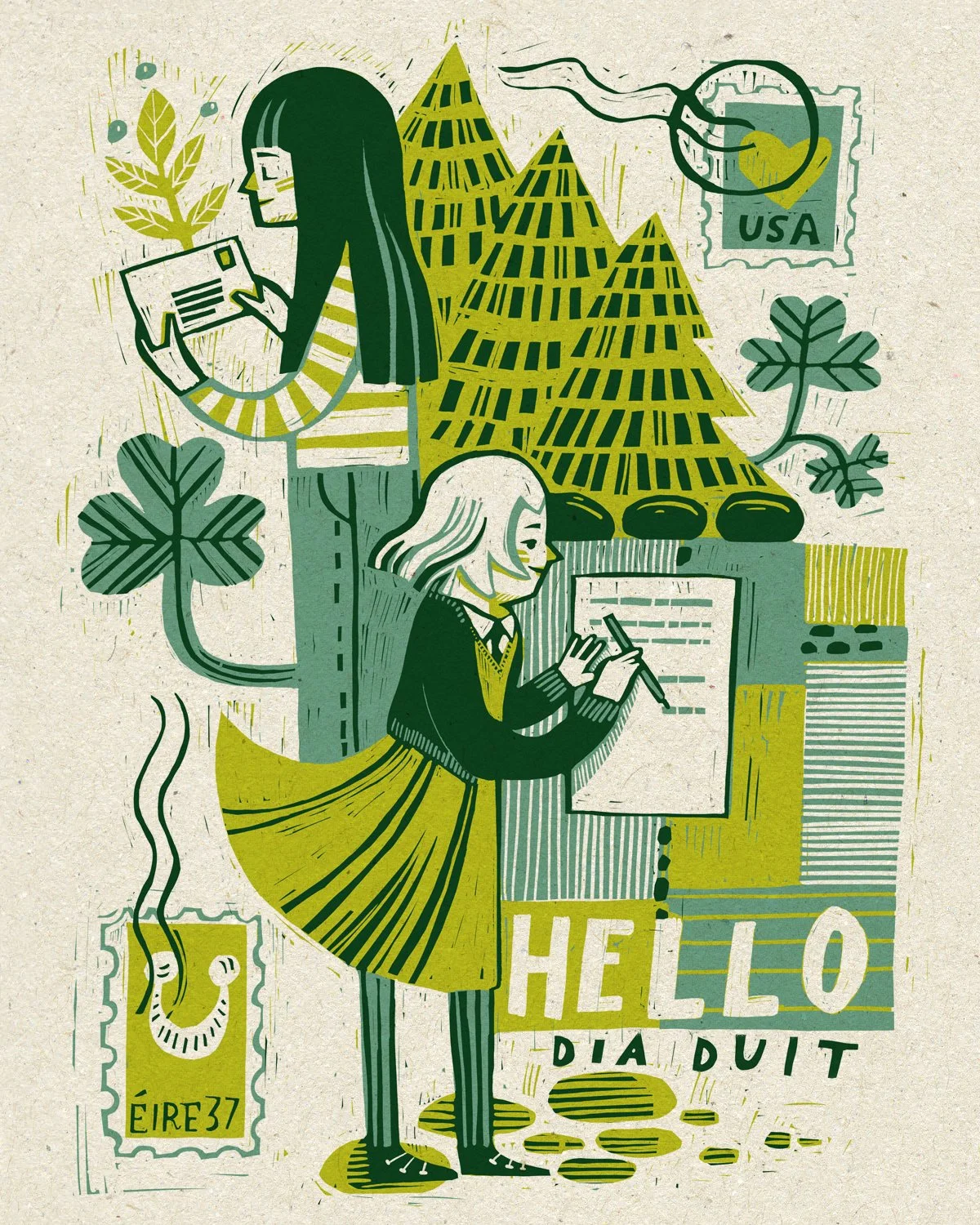 Hello / Dia duit