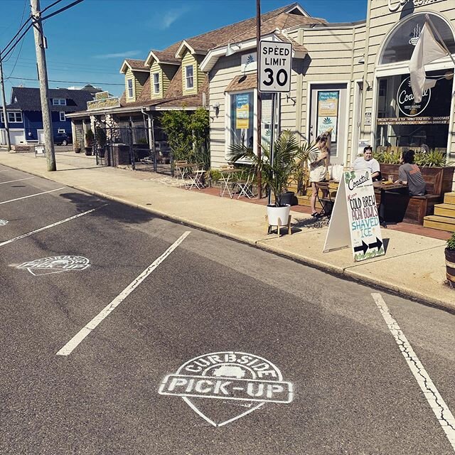Thank You Beach Haven for being great about supporting the reopening of small business on LBI and being quick to initiate Curbside Pickup designated parking spaces for online ordering 👍. Order online and use our curbside spots for quick contactless 