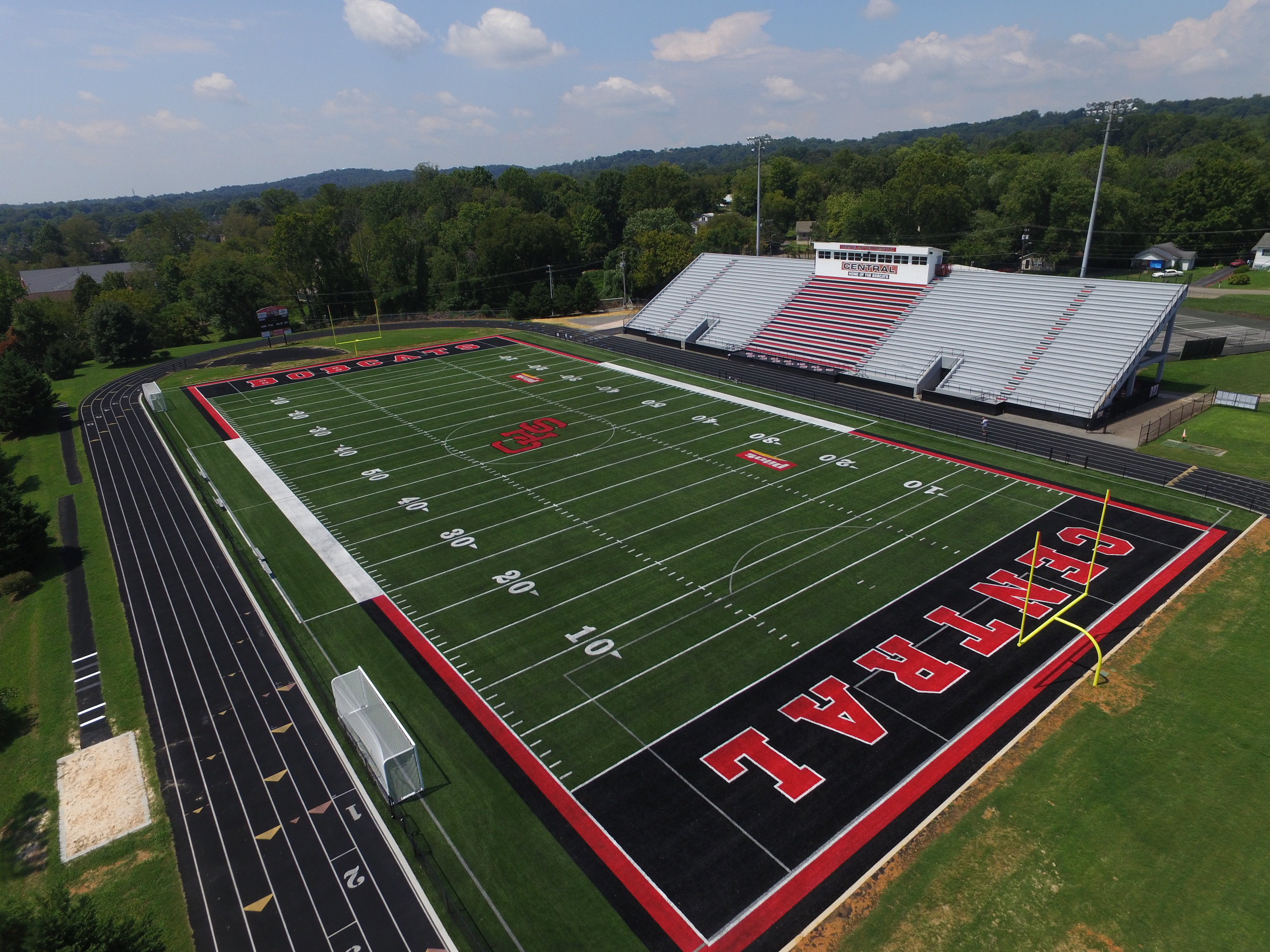 Knoxville Central High School Football and Soccer, Fountain City, TN