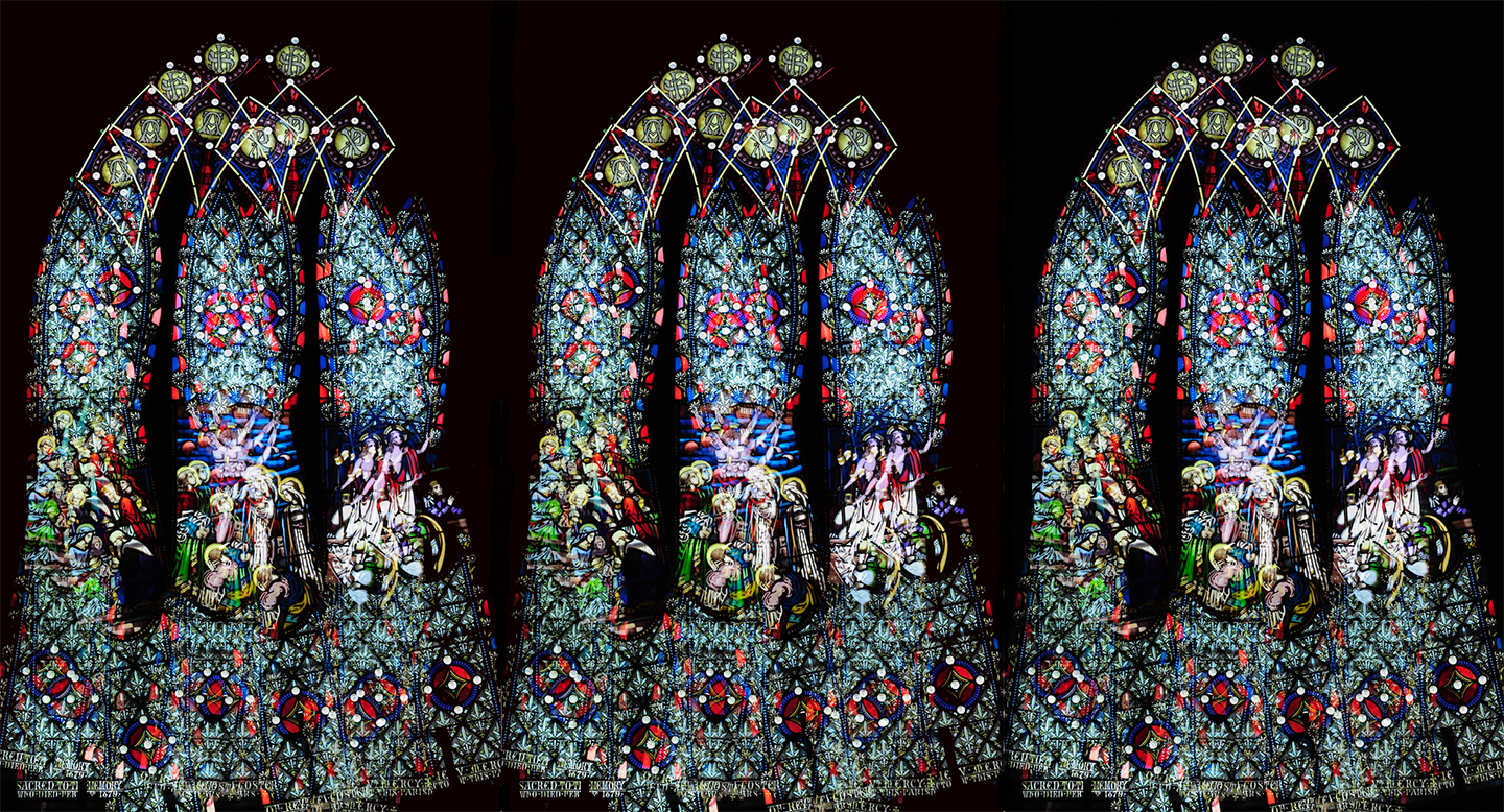 Vitraux - a multiple exposure