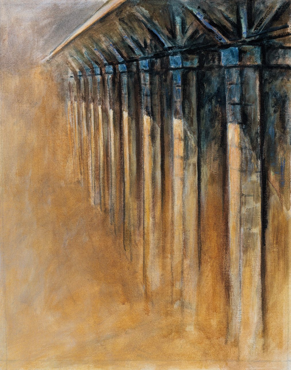 Leaside Bridge, Toronto, ON - 30” x 24”,  Acrylic on Canvas, $1200