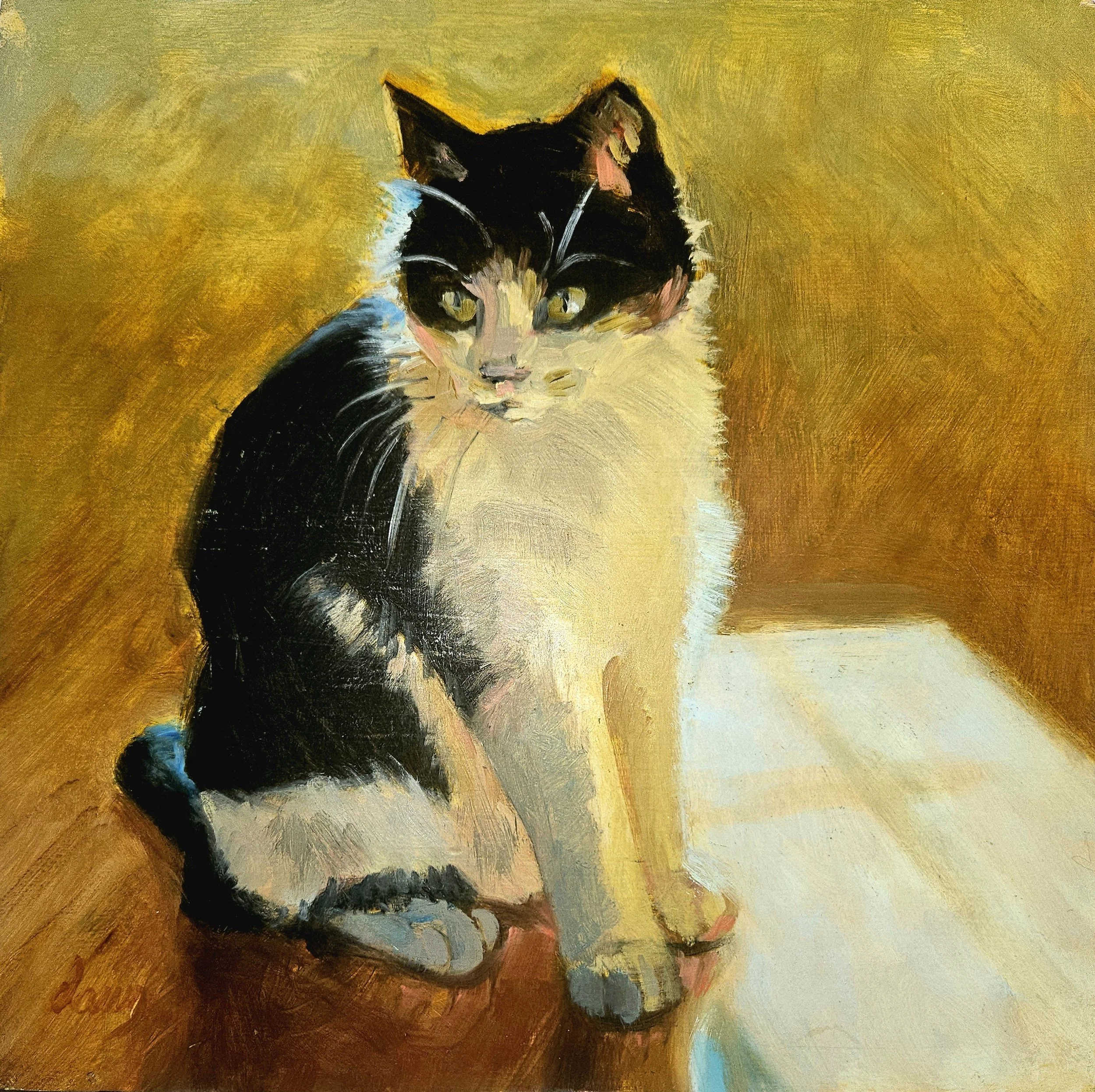 William Sunlight - 12" x 12", oil on cradled wood panel, $1100