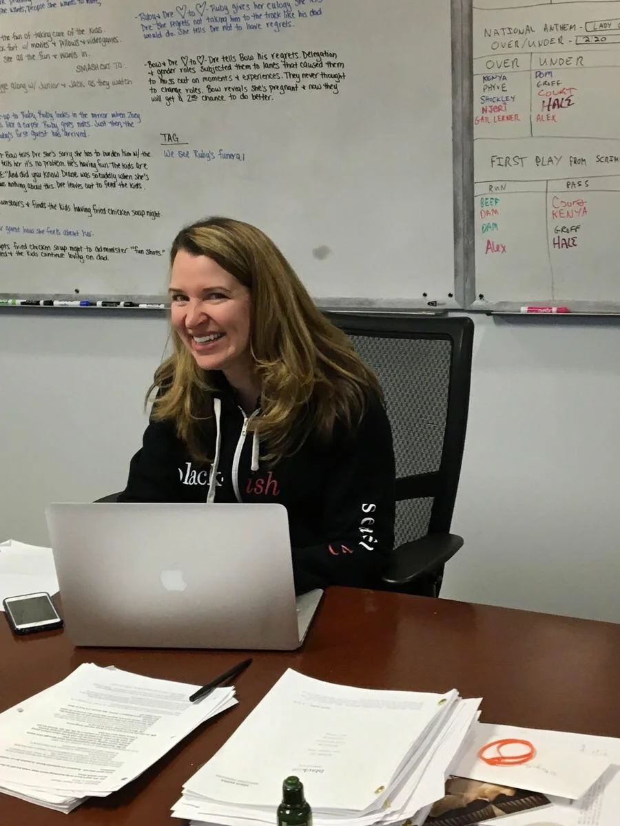 Lindsey Writing for the show