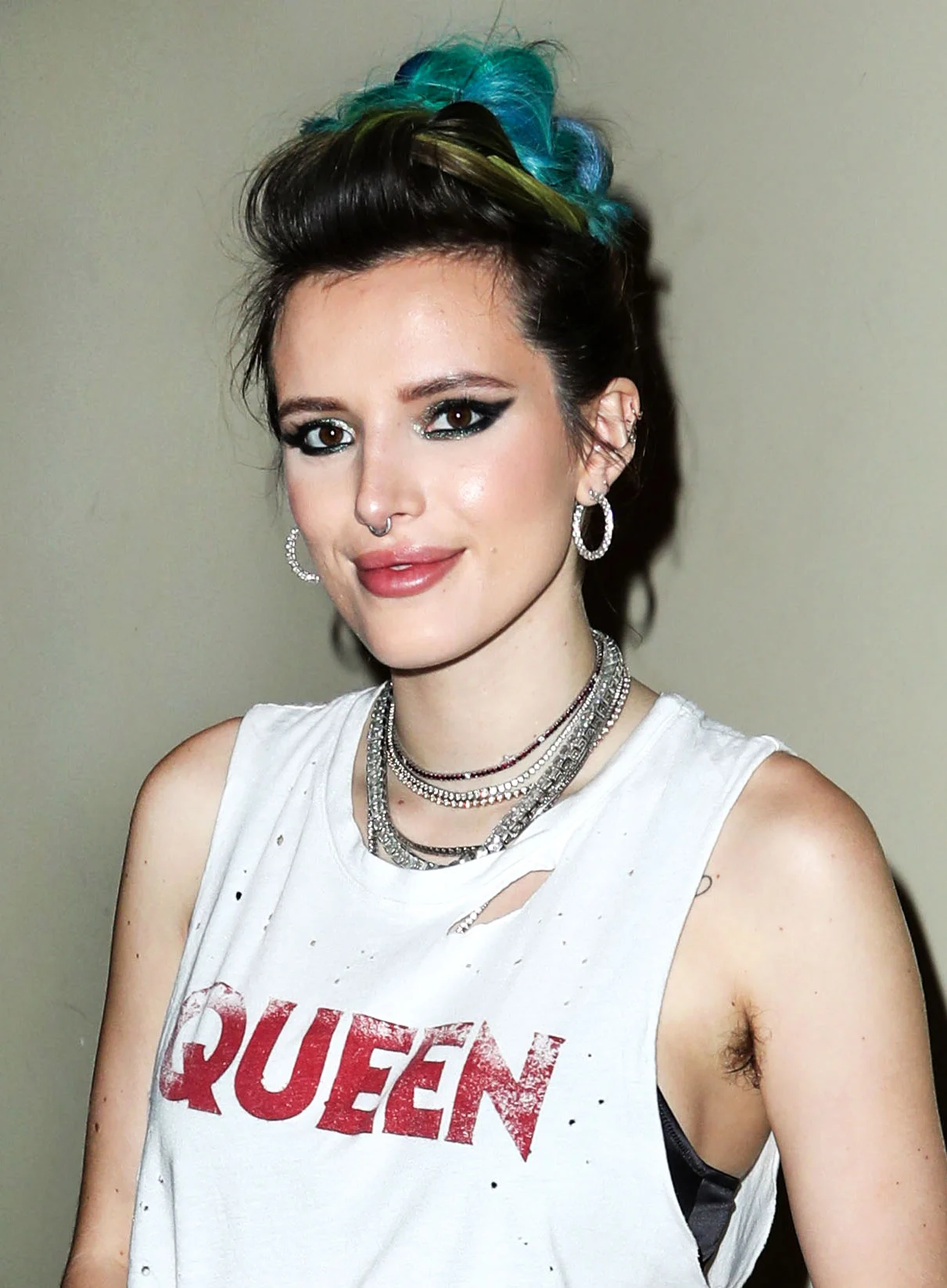 Bella Thorne Sports Armpit Hair on red Carpet.jpg