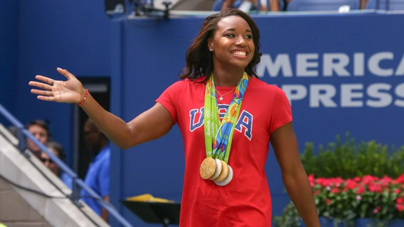 Photo Courtesy of ESPN . Simone has spoken out since her victory in 2016 about police brutality and the experience of being a black woman in the swimming world.