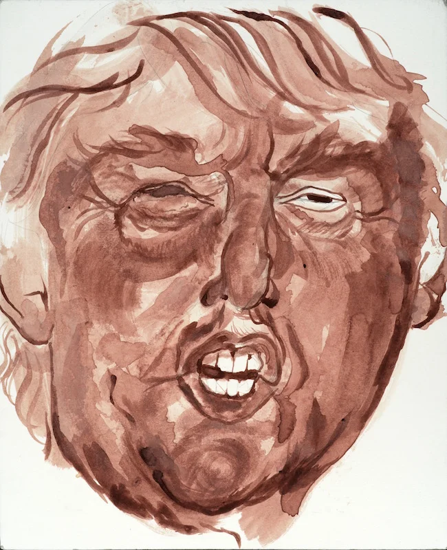Credit: Sarah Levy , Whatever (Bloody Trump), 2015