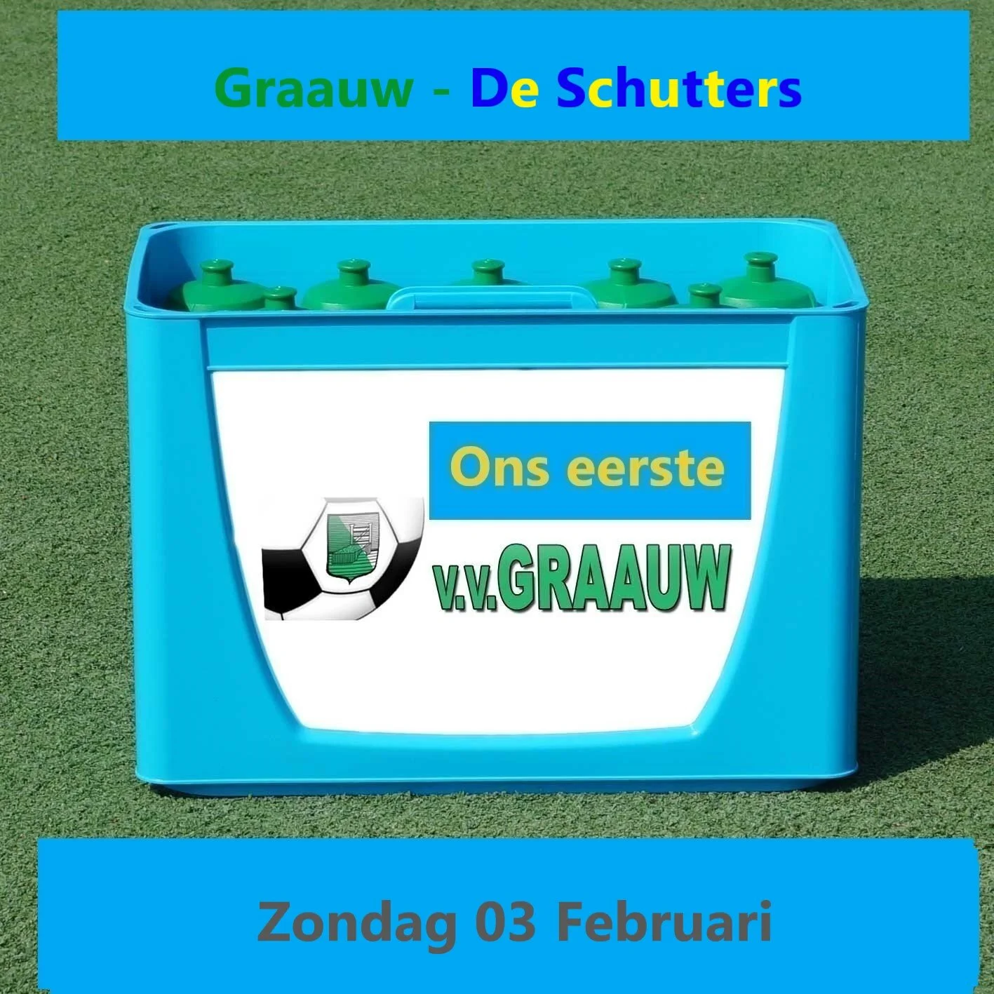 Vandaag de echte 2e ronde in competitie, revanche op de Schutters, is een must !