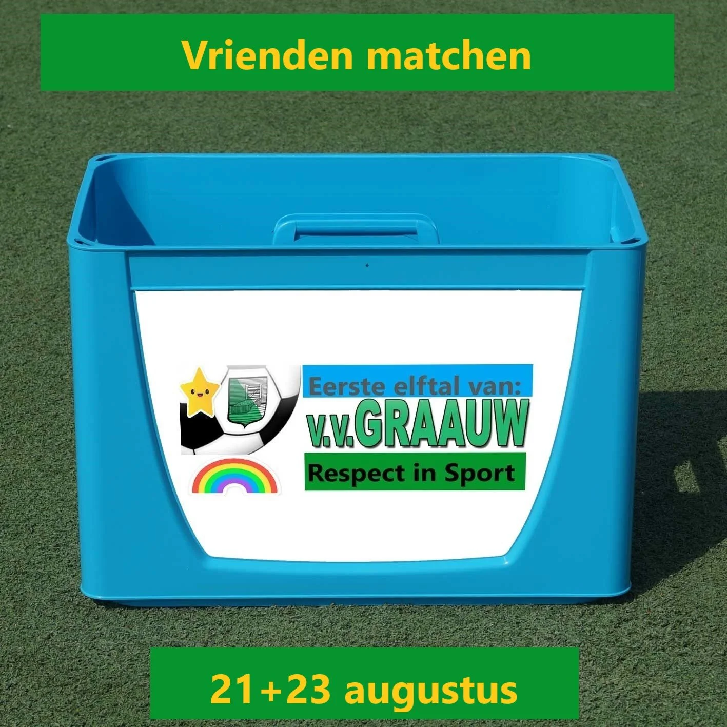 We gaan oefenen, op naar de wedstrijden voor beker en competitie, hup mee de benen