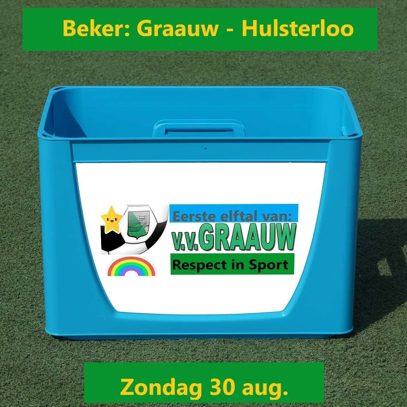 De volgende fase in de voorbereiding, beker match tegen competitie genoot, Hop Hop !