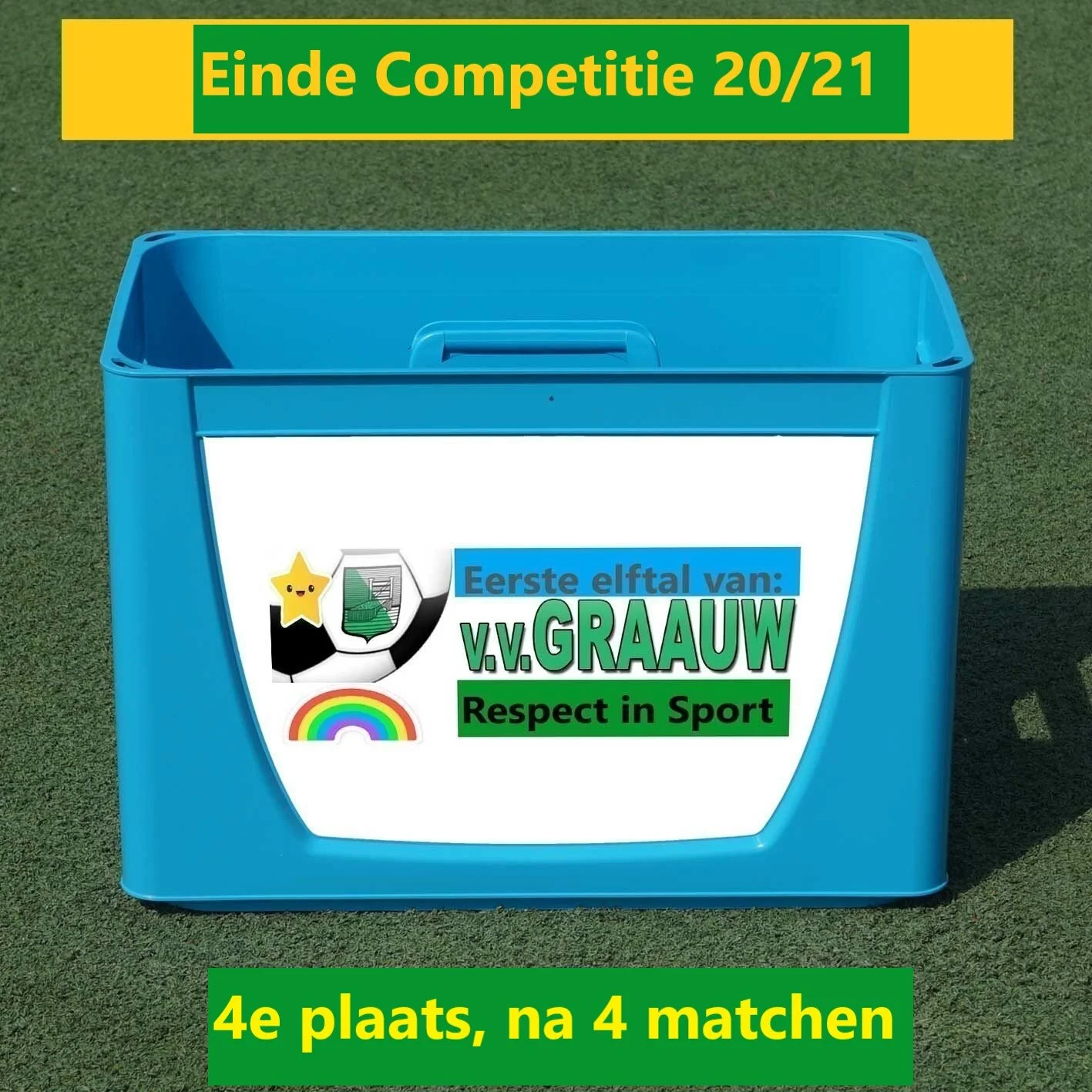 "" Tussen twee uitwedstrijden in, Sloten 2 competities af ""