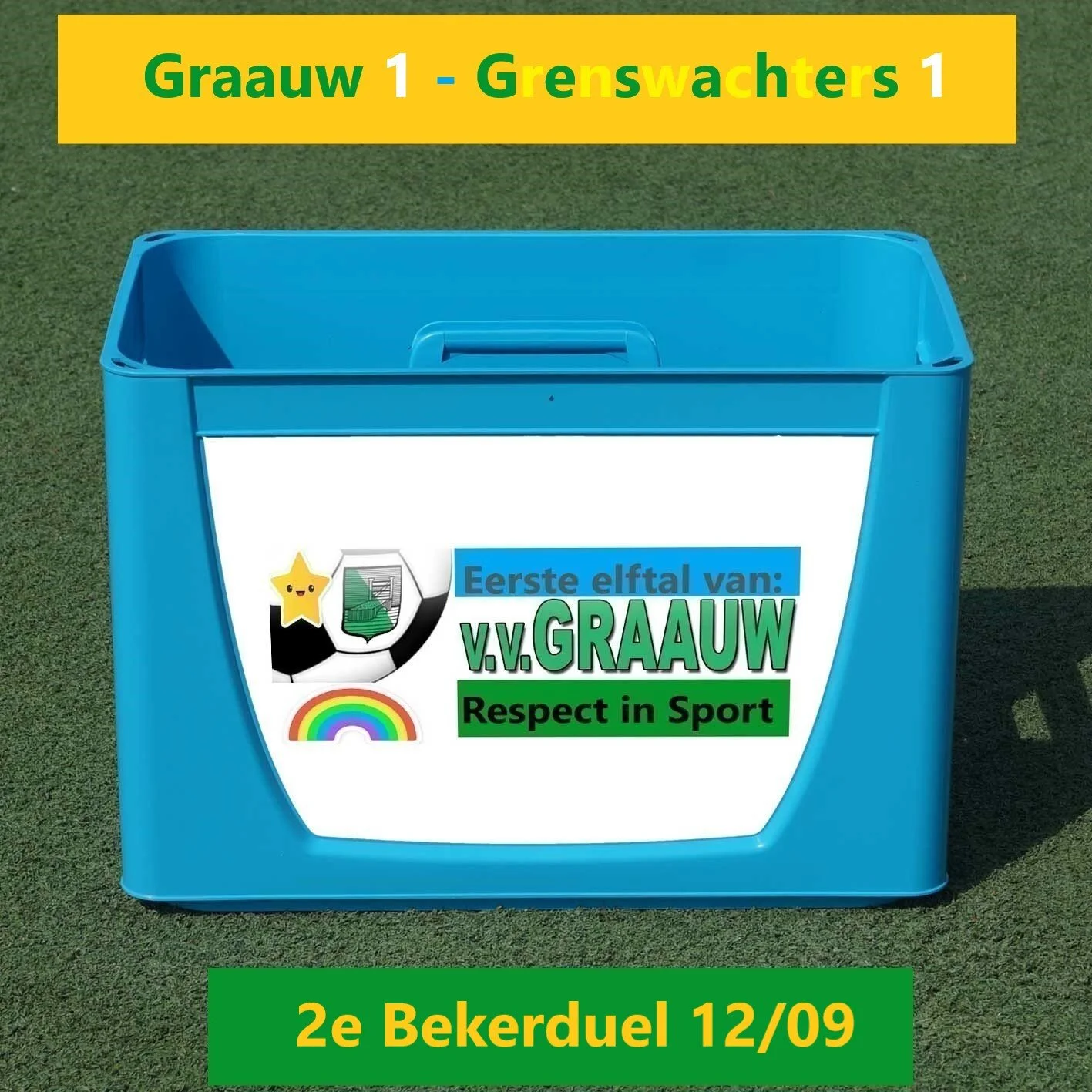 Na eerder de Schutters, komen nu de Grenswachters, niet met geweld, maar voetbal !