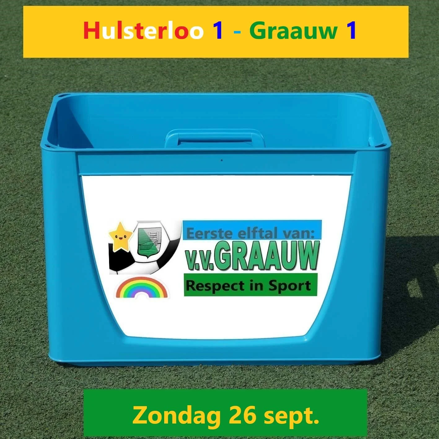 Geweldige Teambuilding, afgelopen vrijdag, bekronen we slechts met 1-1, ut is zo !