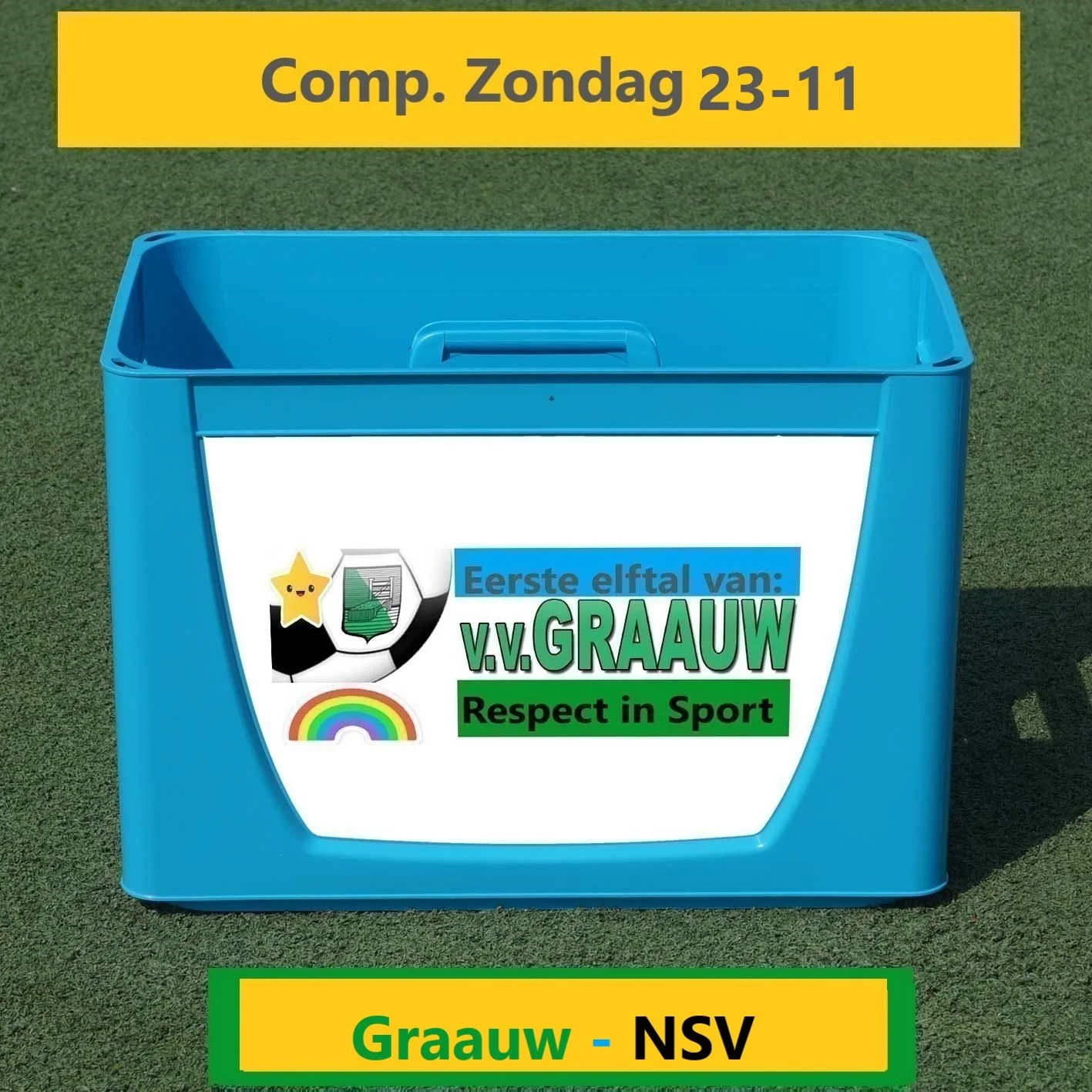 Graauw klopt knap, zelf benoemde kampioen NSV met 2-0