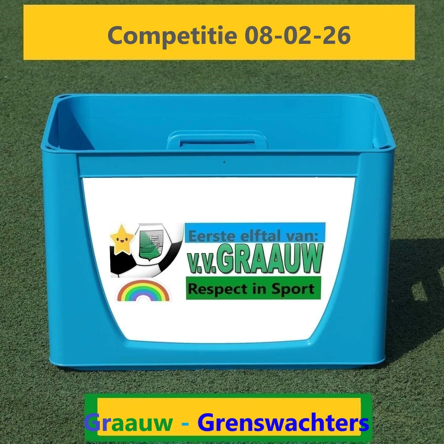 Graauw, maakt valse start van vorige week goed, in laatste minuten 1-0 door:  Power-Max !