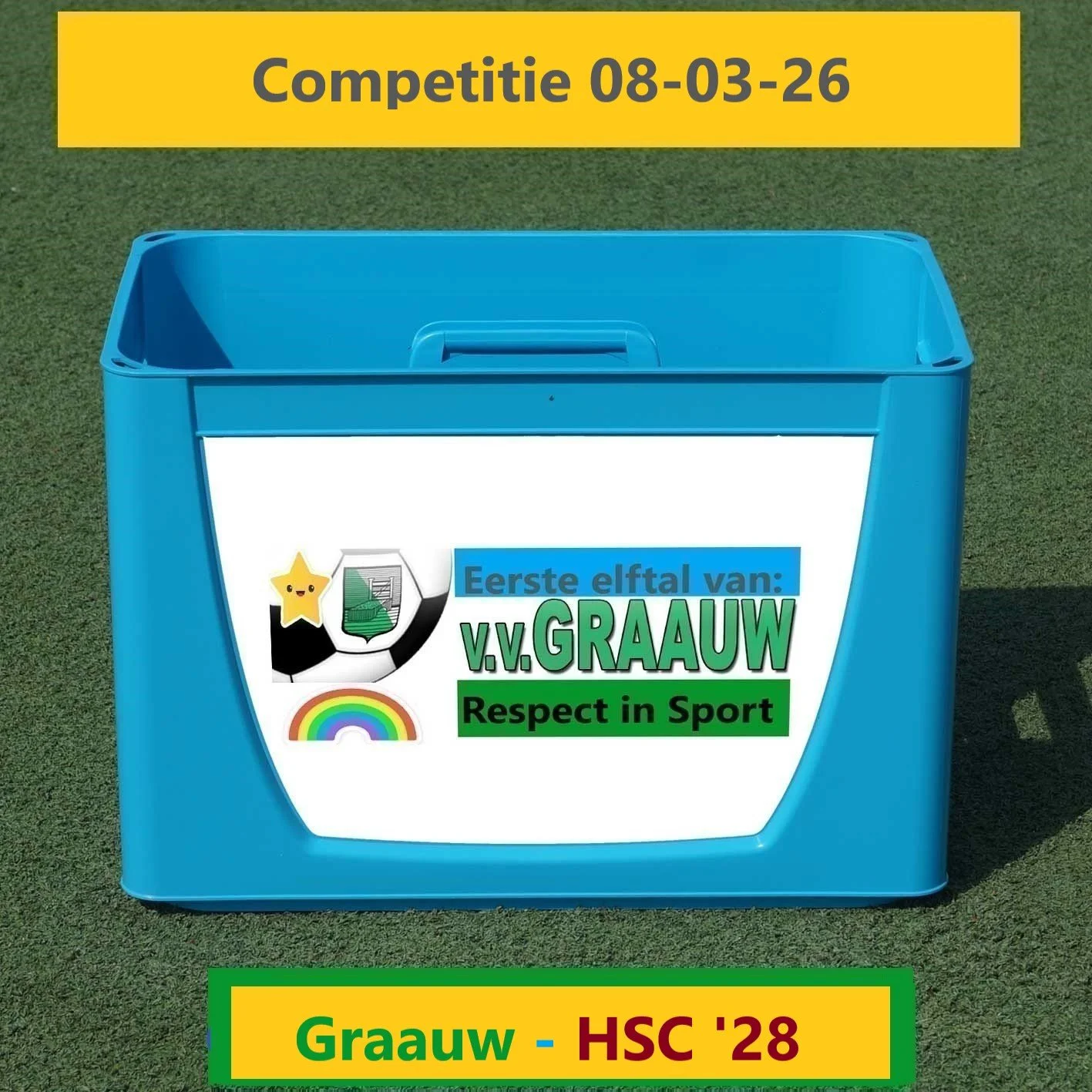 Graauw hersteld zich naar behoren en neemt revanche op HSC’ 28,  2-0 winst.