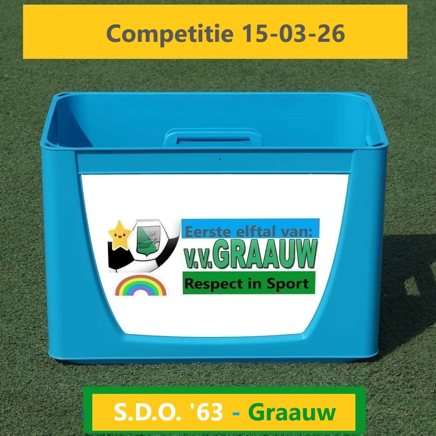GRAAUW WINT IN DE 40 DAGENTIJD VAN s.d.o.’63, AL KOST HET MEER MOEITE : 0-2 !