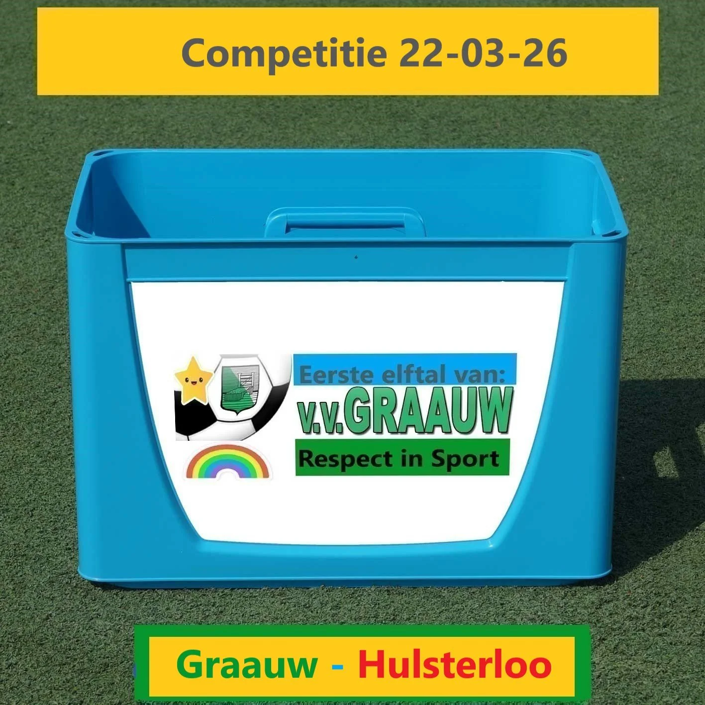 Graauw, legt Hulsterloo, ut vuur aan de schenen, maar kan de beloning niet over de streep trekken. 2-4 onderuit !