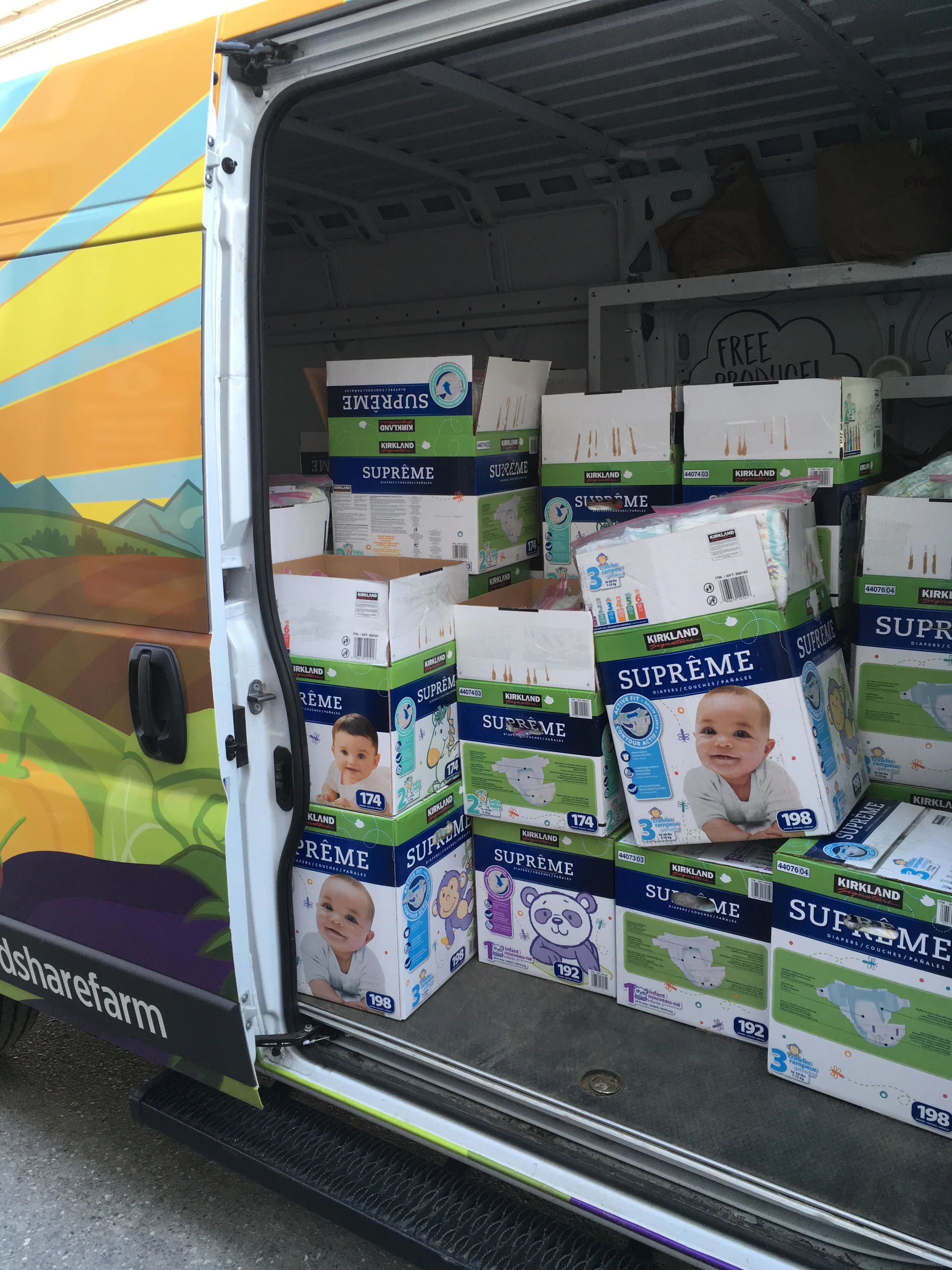 CTK’ers donated 375 packs of diapers that we ended up giving to 12 different school districts, community partners, and government organizations.