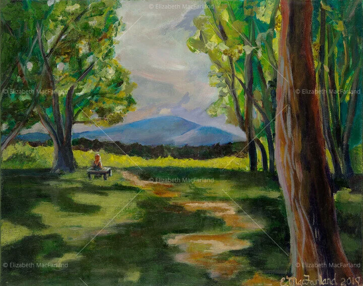 At the Foot of Windham Mountain (1) [SOLD, prints available]