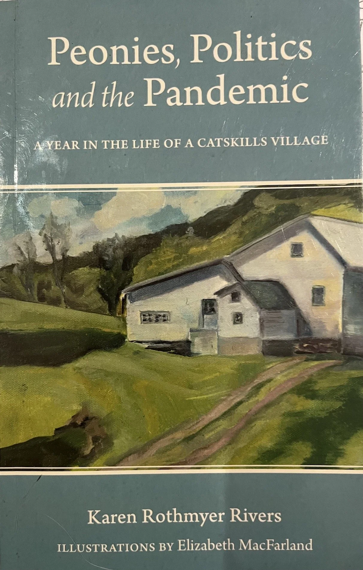 Artist Paintings Appear in New Book, "Peonies, Politics, and the Pandemic"