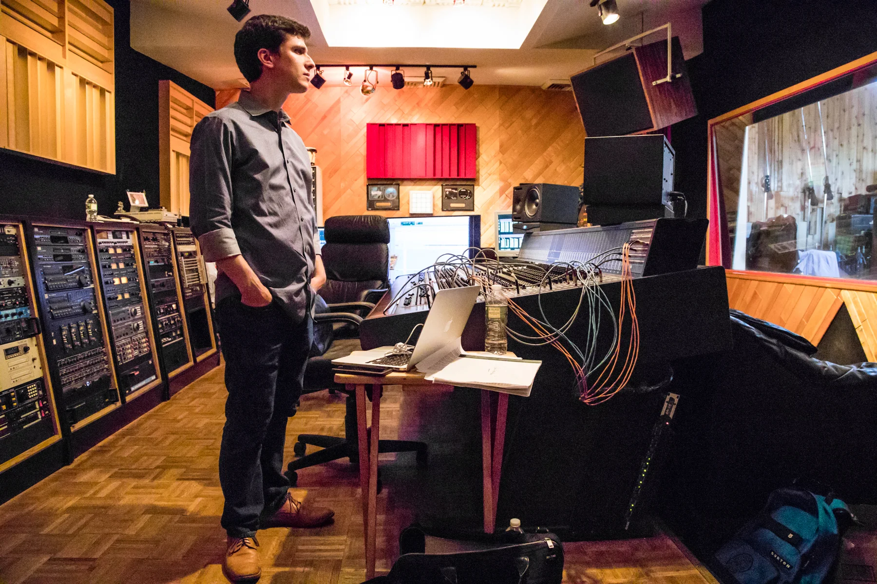 Oberstein in the studio (Photo: David Garten)