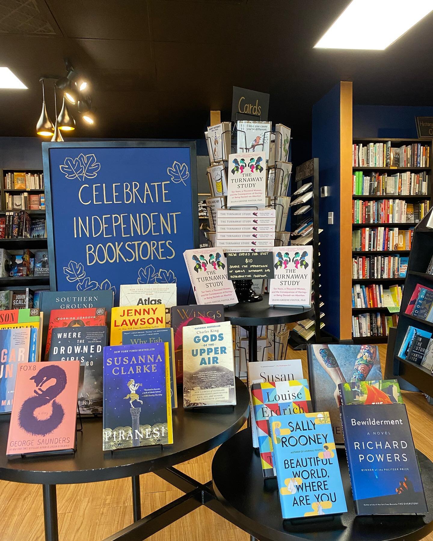 Today is #indepentbookstoreday! Independent bookstores make communities more vibrant and curious and interesting. They are places to find knowledge, community and stoke the imagination. They are places we often take for granted &mdash; but wow do the