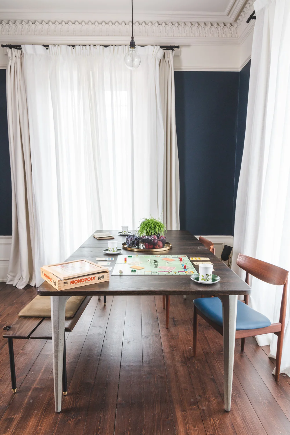 Breakfast, ping pong AND boardgames. Our Drawing Room is super versatile.