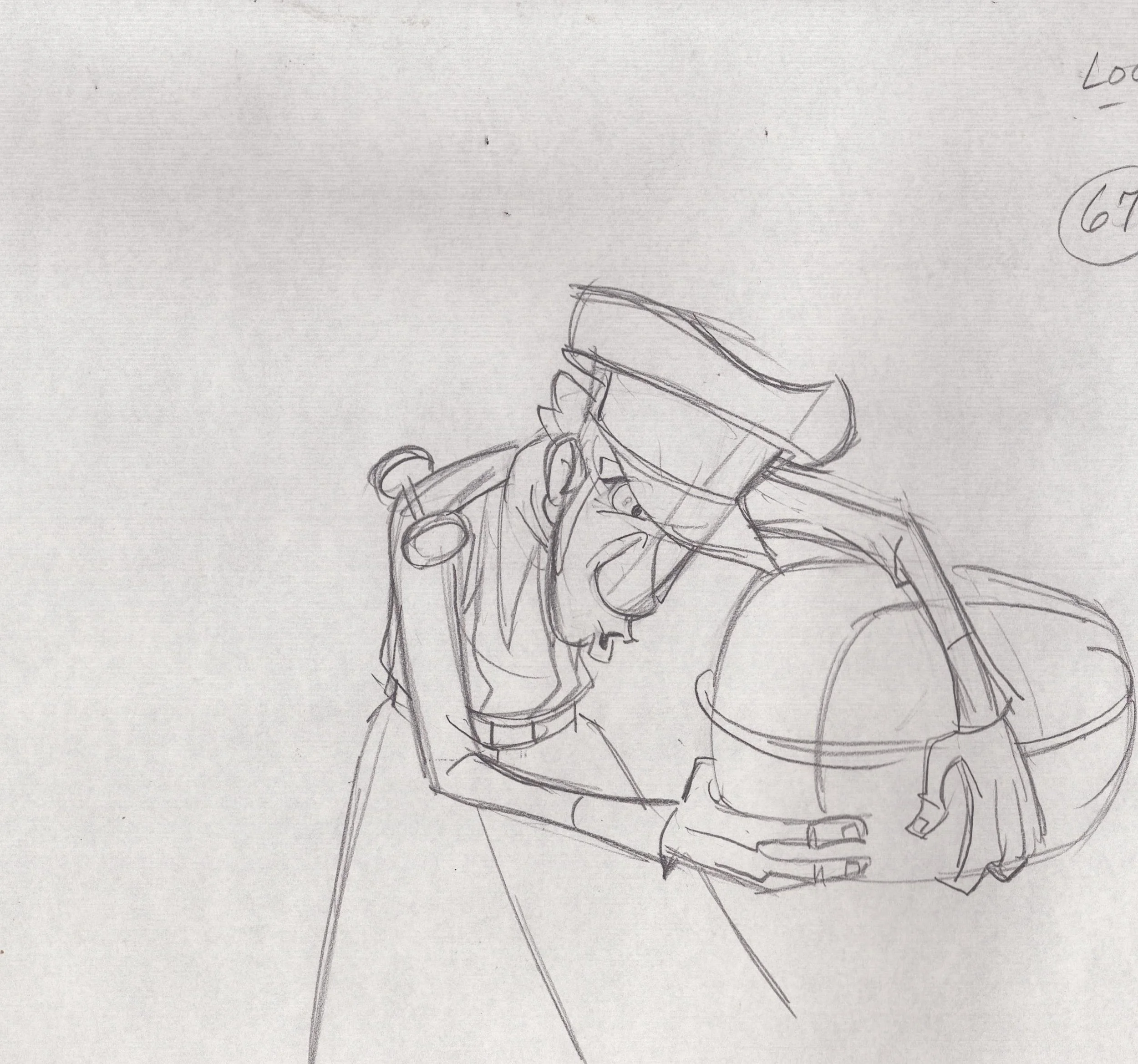 "Klaus" Original Animation Drawing
