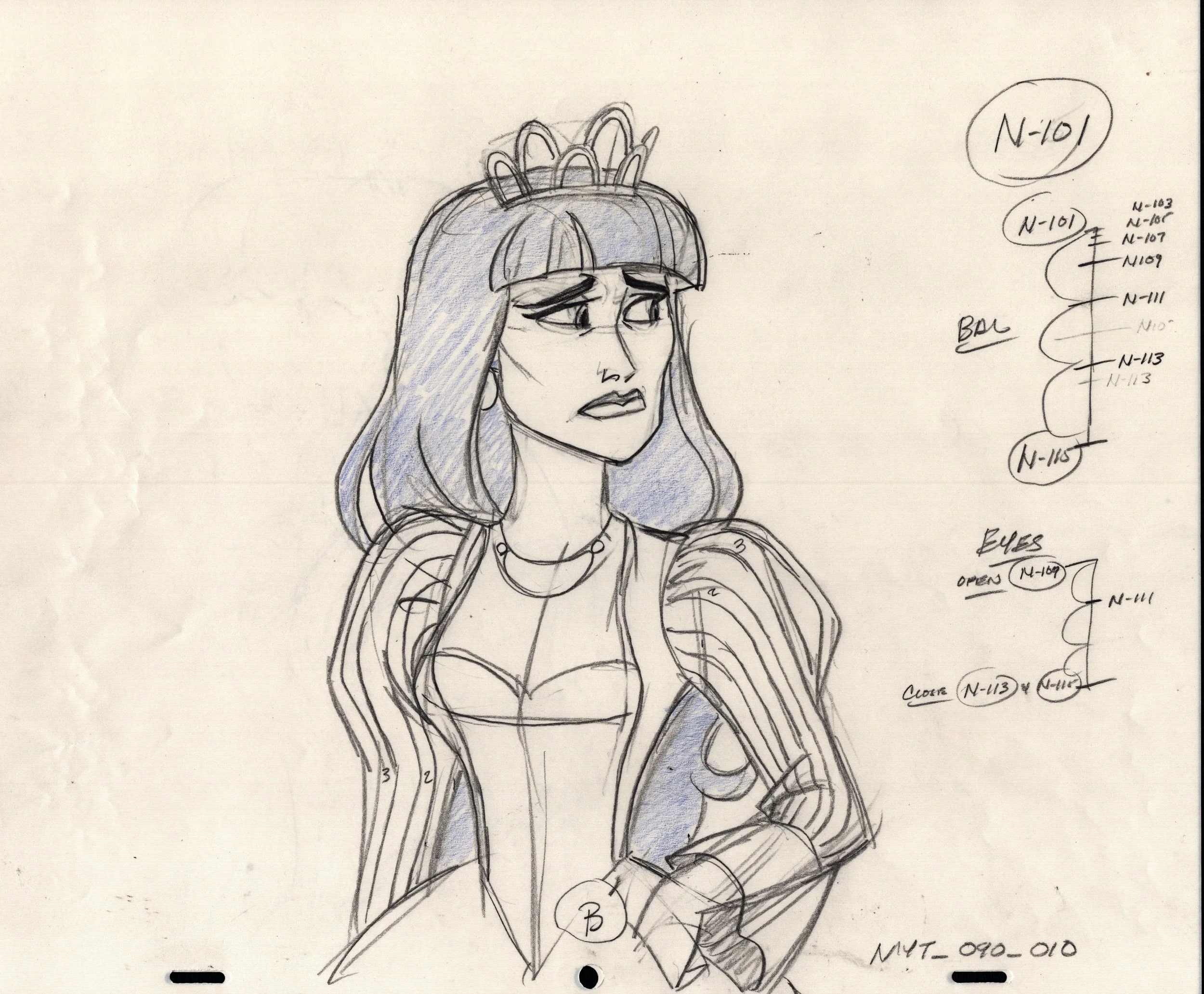 "Disenchanted" Original Animation Drawing