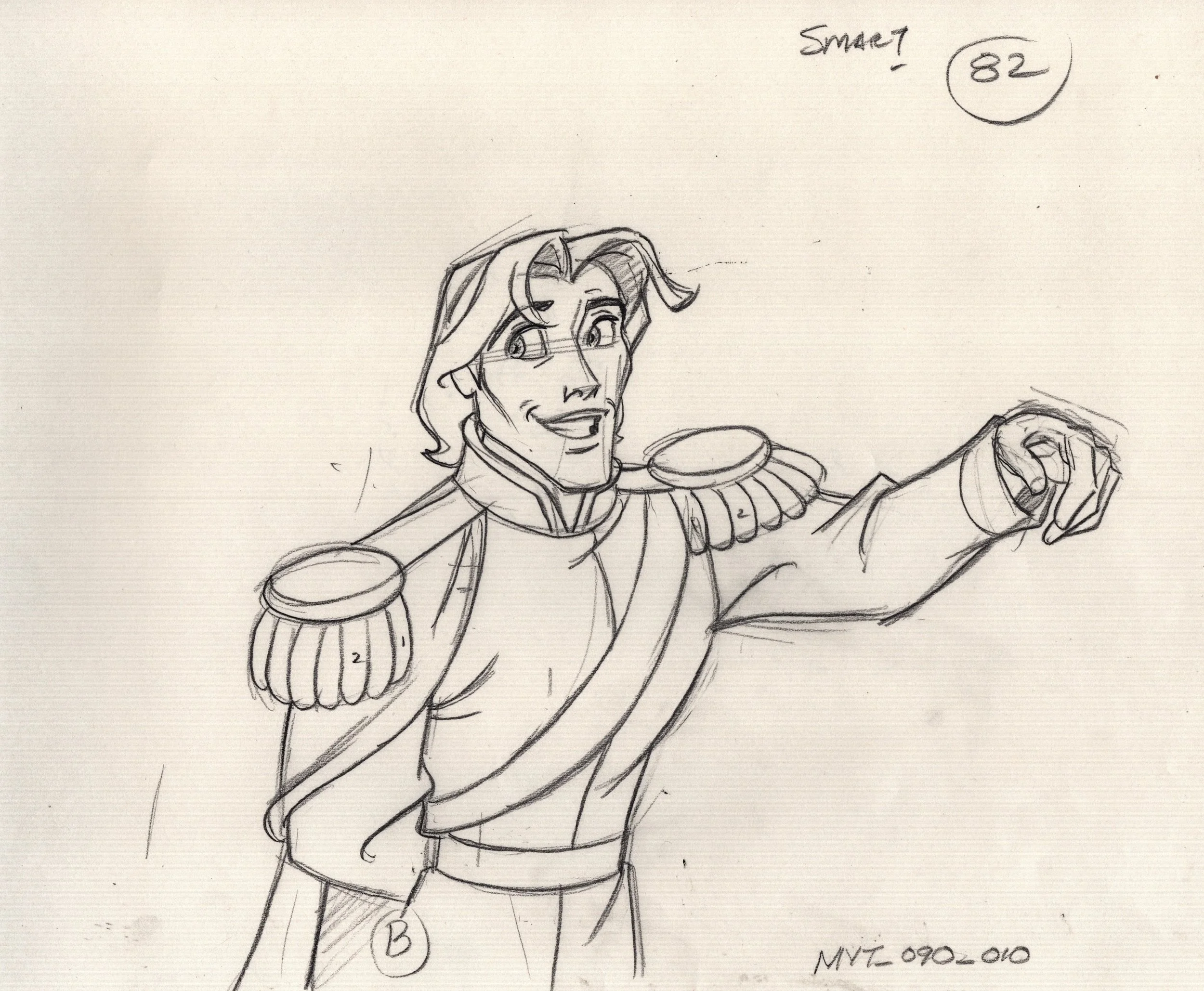 "Disenchanted" Original Animation Drawing