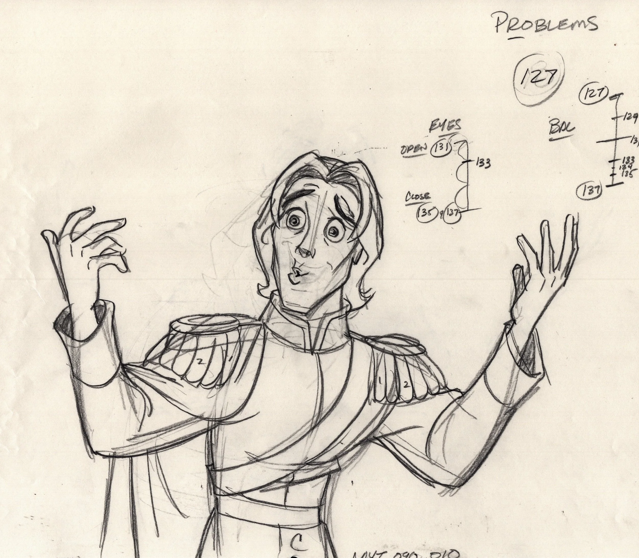 "Disenchanted" Original Animation Drawing