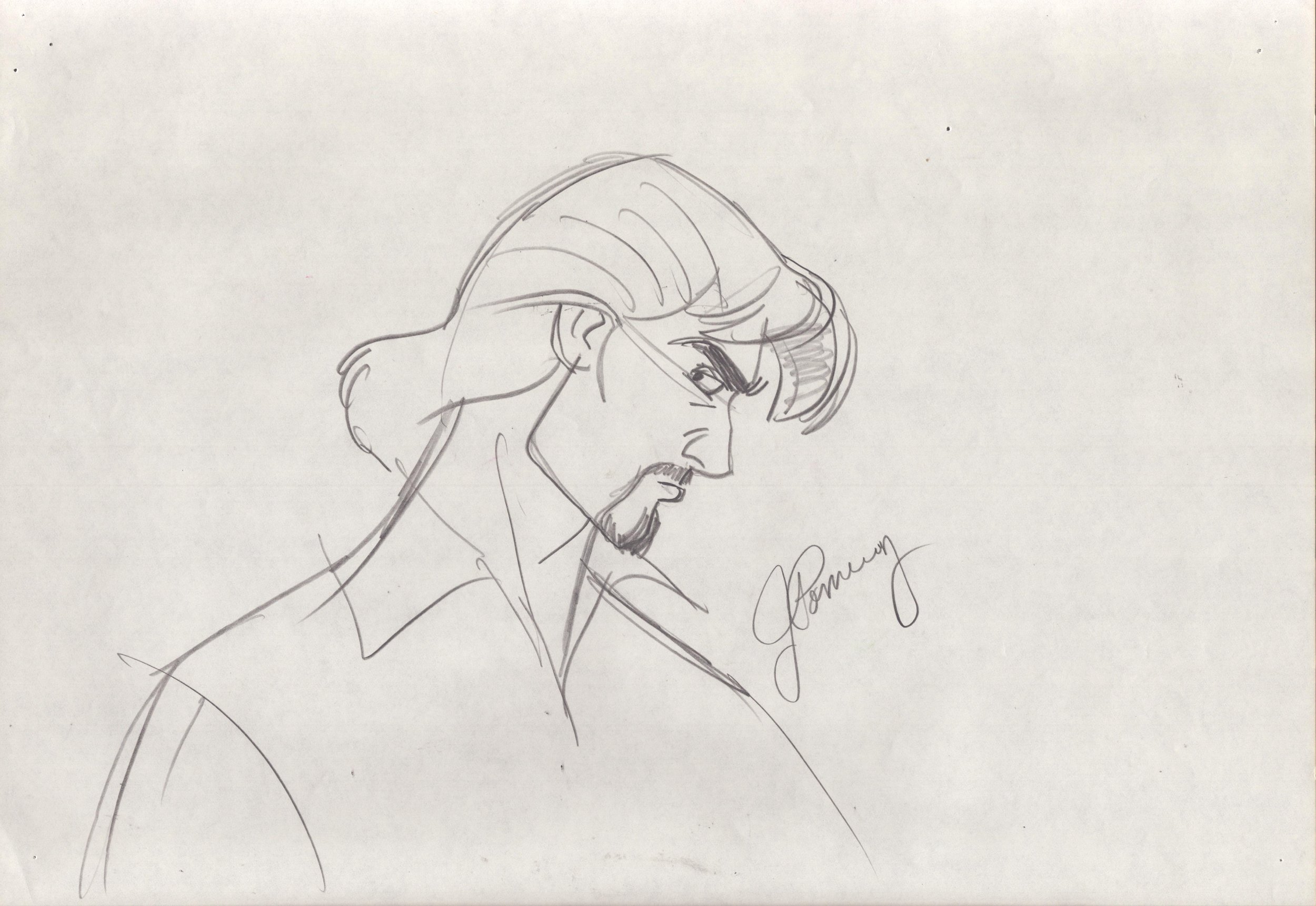 "Pocahontas" Original Concept Drawing