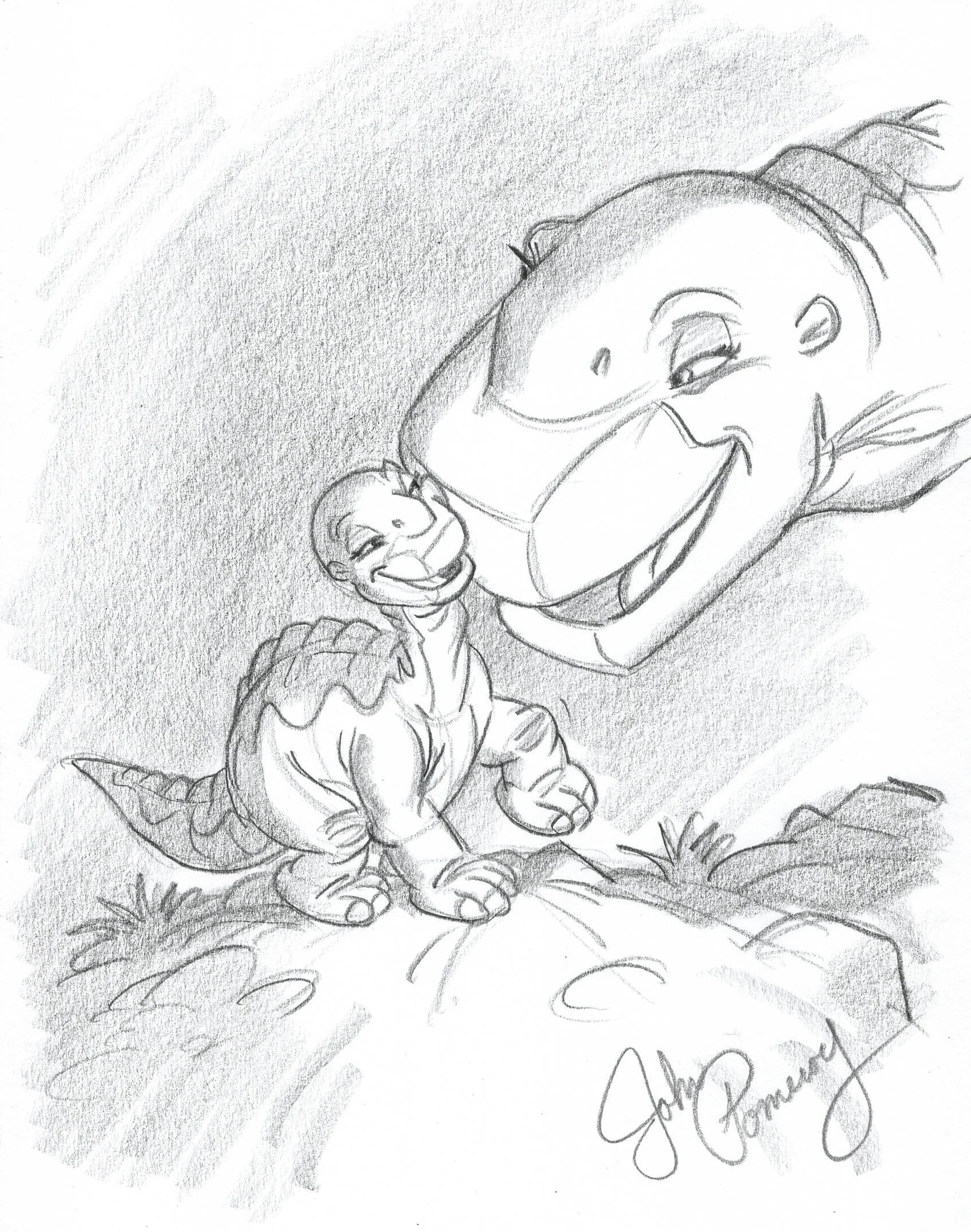 136) Littlefoot&HisMother-$120.00.jpeg