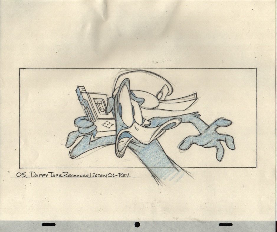 63) Orig.Anim.Drawing-Daffy:TheDayTheEarthBlewUp-$150.00.jpeg