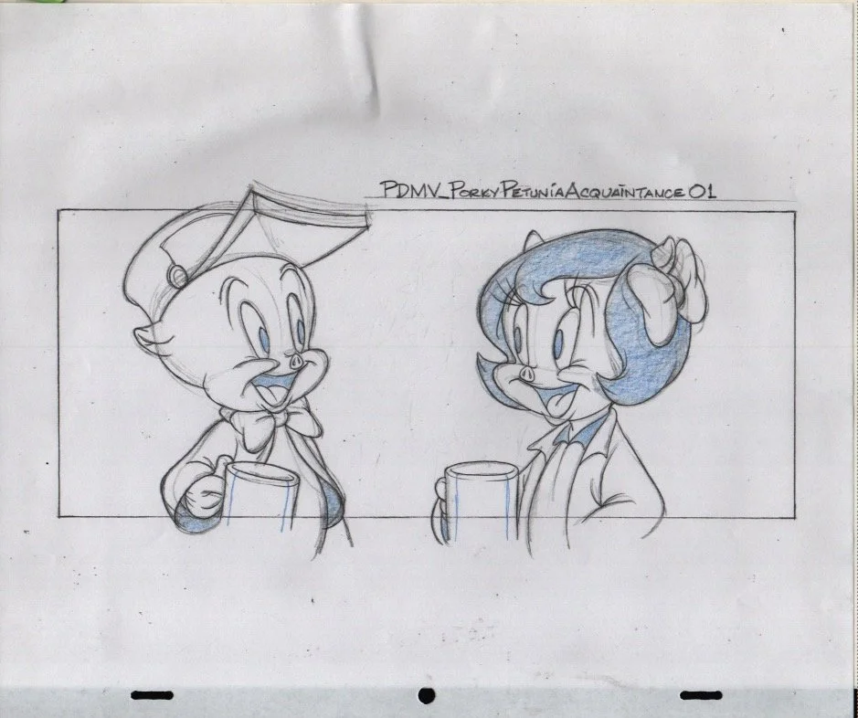 67) Orig.Anim.Drawing-Porky&Petunia:TheDayTheEarthBlewUp-$170.00.jpeg