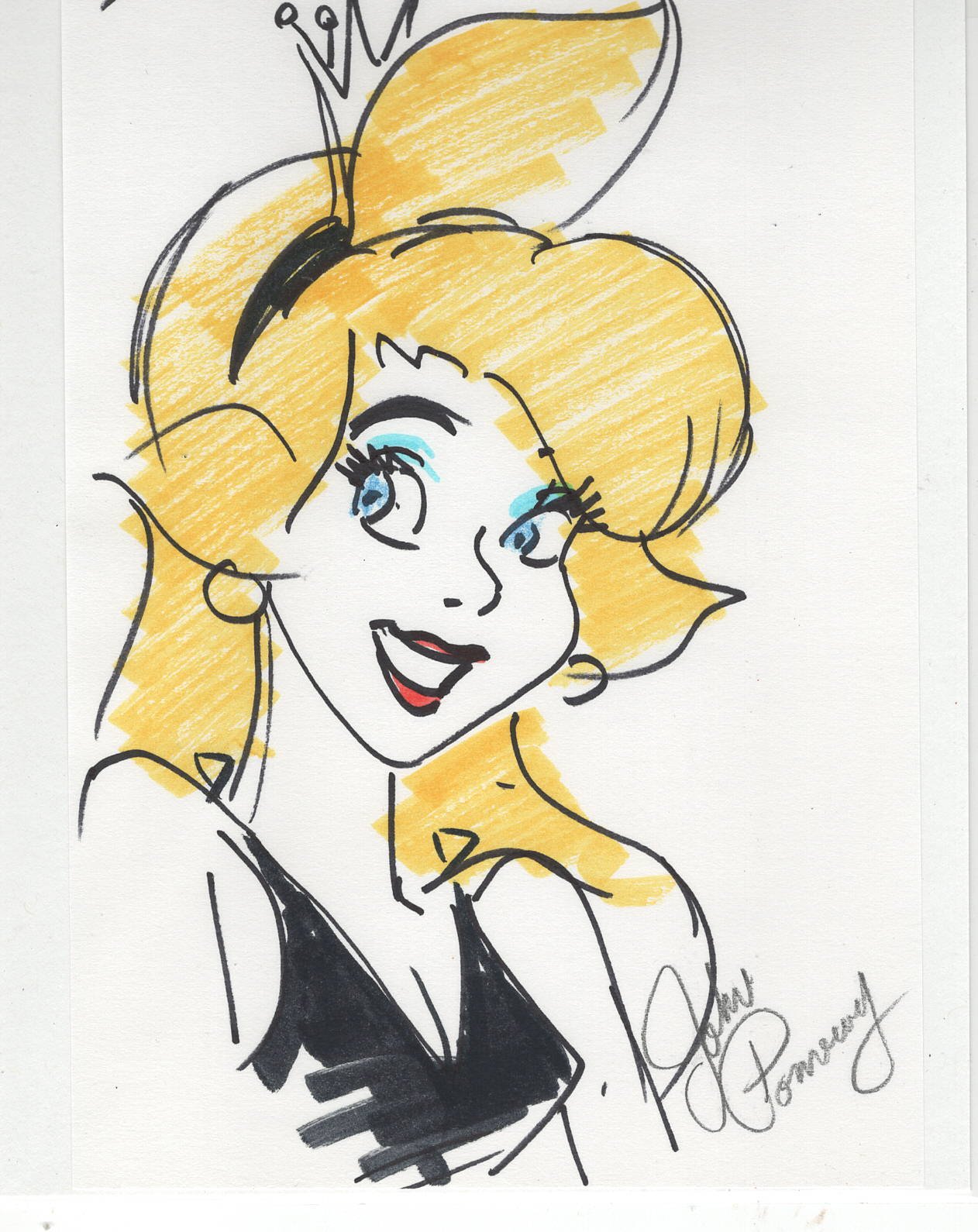 "Princess Daphne" Color Sketch