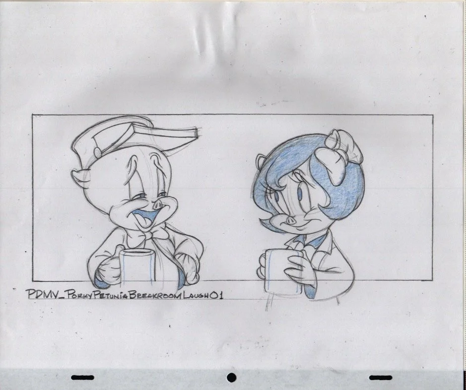 65) Orig.Anim.Drawing-Porky&Petunia:TheDayTheEarthBlewUp-$170.00.jpeg