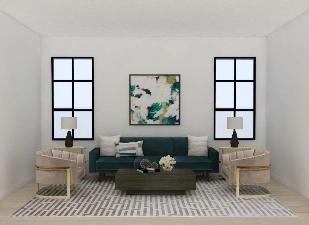 Modern Glam Virtual Staging