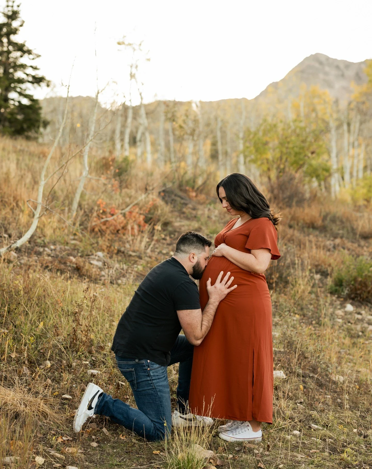 These two just welcomed their baby boy here, so it's fitting to share their maternity photos!!! I am so happy to be apart of my couples lives in such big ways. From their wedding to maternity. AND LOOK HOW MUCH SHE GLOWS! &lt;3