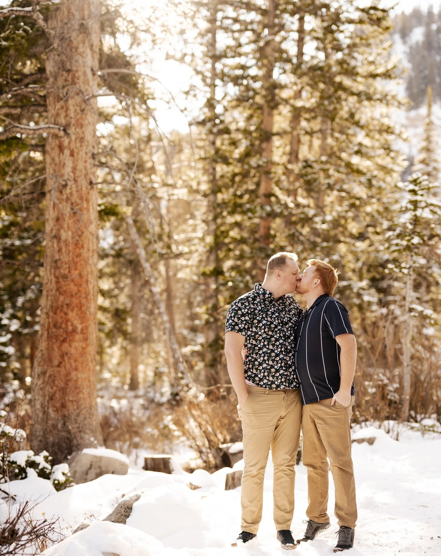 Just sent this gallery off, so the snow is here!! It is so pretty at the perfect time with the lighting. This is the couple I just posted about receiving a box of prints as a gift. Their love is so beautiful. It is always an honor to be chosen and tr
