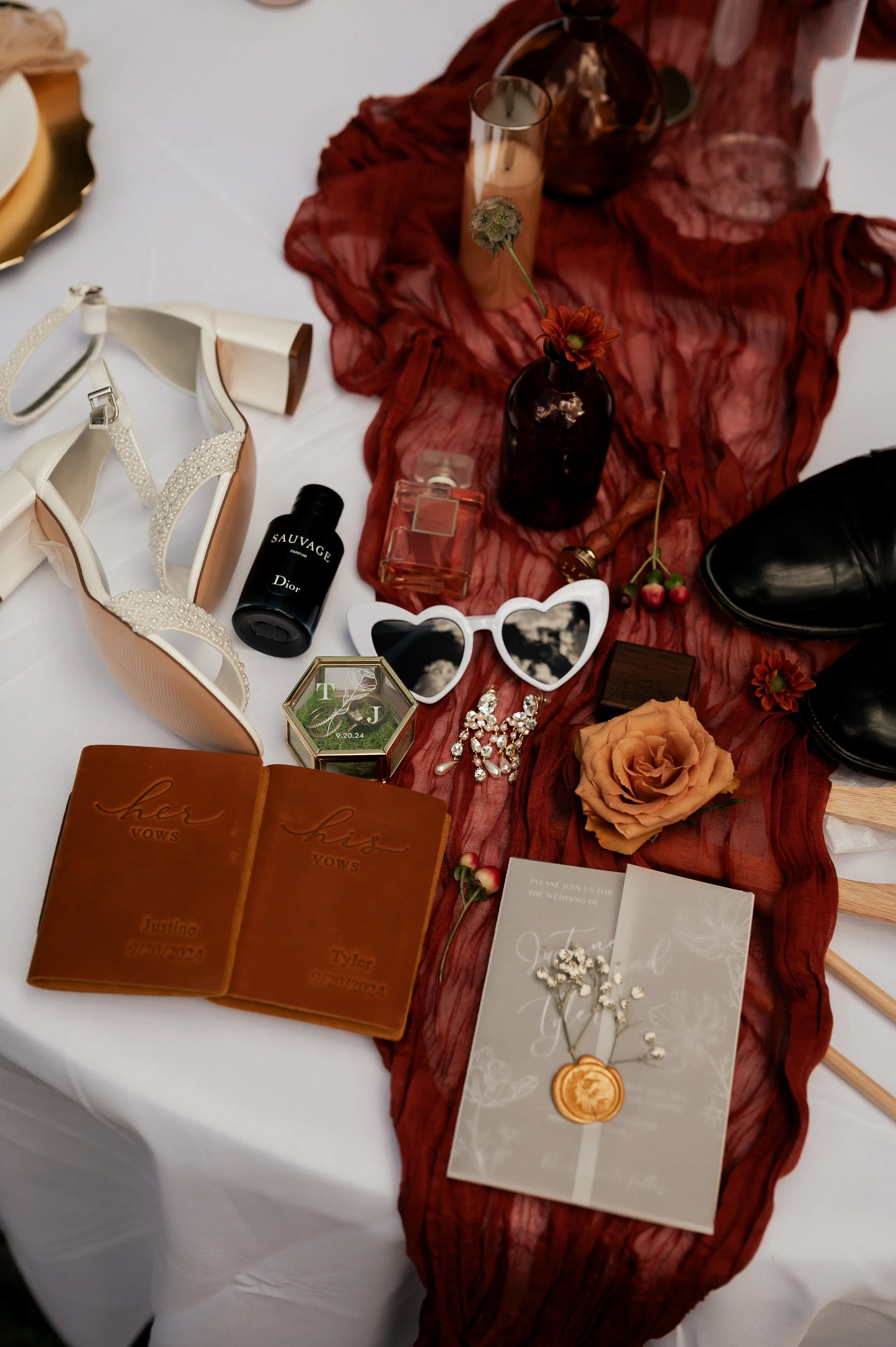 Utah Wedding Flat Lay Guide 