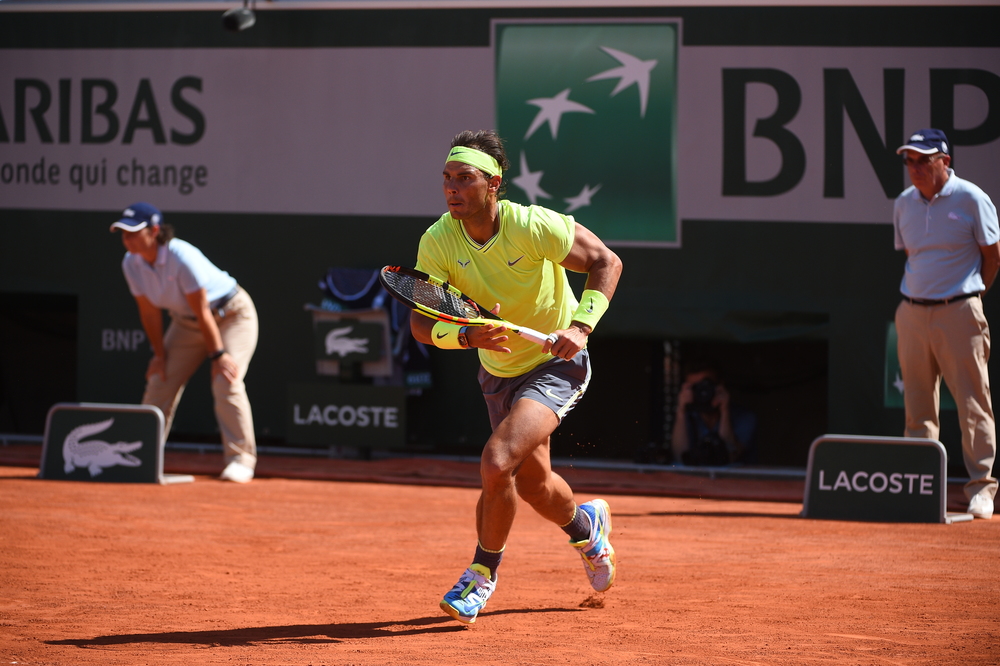 Rafael Nadal cruised to victory 6-1, 6-1, 6-3 in the quarter-finals