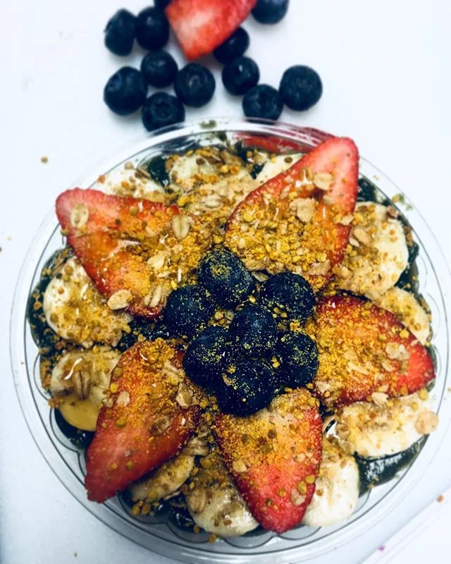 Our Acai bowls are to die for🔥🔥 - come enjoy one with us! 🍇🍓🍌 #acai #foodie #mediterranean #deli #chapelhill #northcarolina