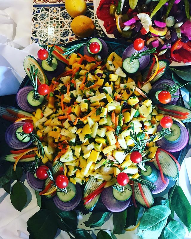 Mango Pineapple Salad 😍😍 #mediterranean #cuisine #food #garnished #beautiful #fresh #wedding #catering