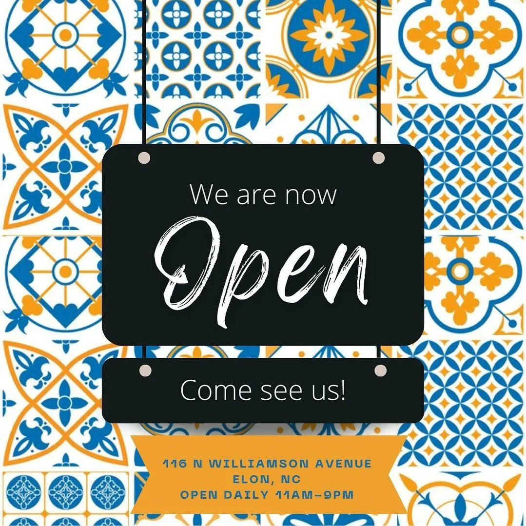 ‼️‼️ OUR ELON LOCATION IS NOW OPEN ‼️‼️

🕦 Open Daily 11am - 9pm 🕕

See you soon 🤩🥳

📍116 N Williamson Ave Elon, NC📍