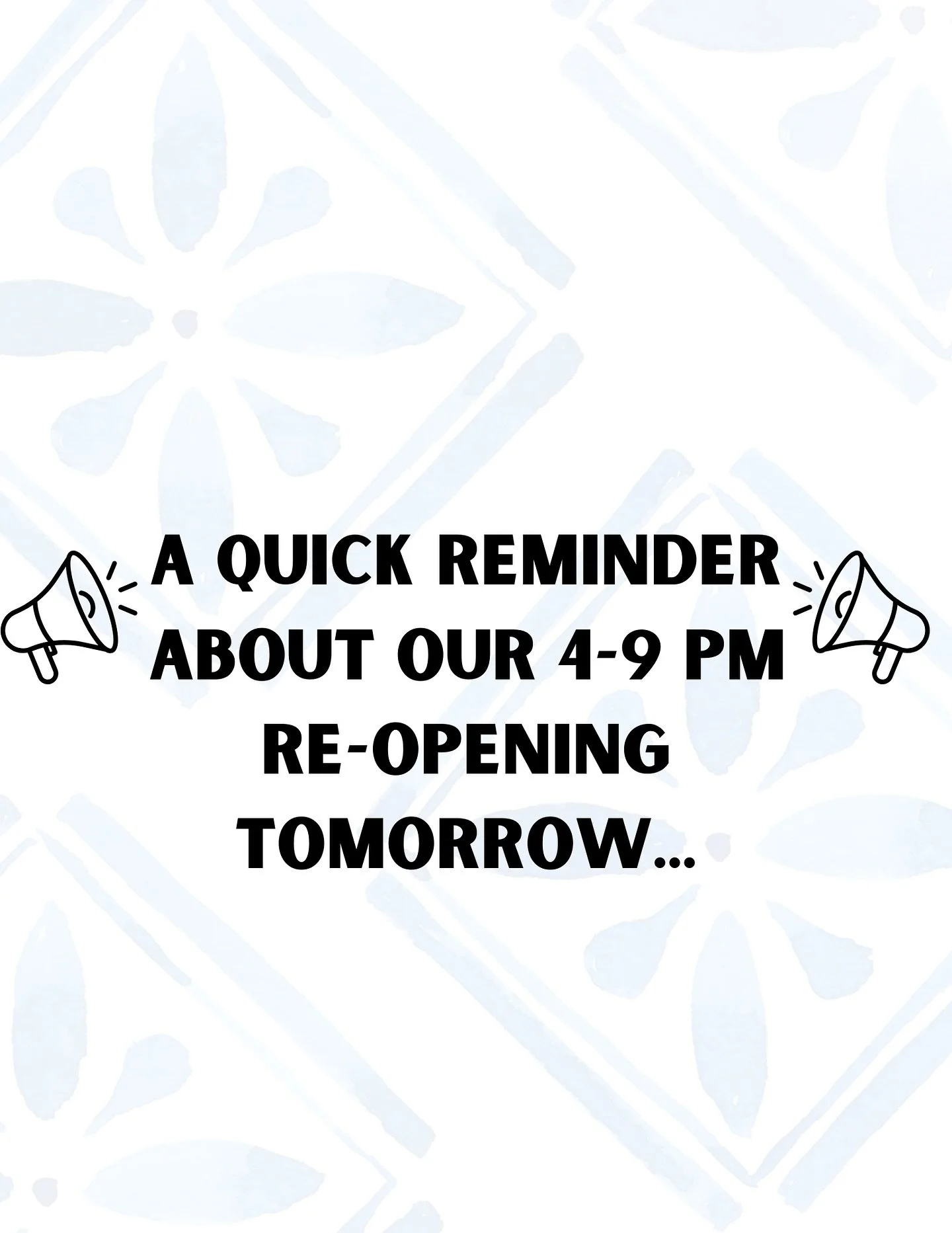 We're excited to see you for dinner!! 🥹🫶🏻