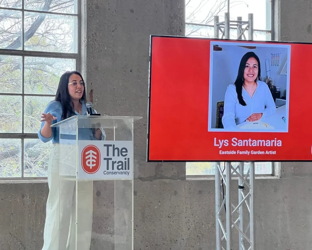 I recently had the honor of being selected as an artist consultant on a new East Austin park project with The Trail Conservancy. 

As we met with different stakeholders within the community and listened to feedback, one idea kept coming up: home/la c