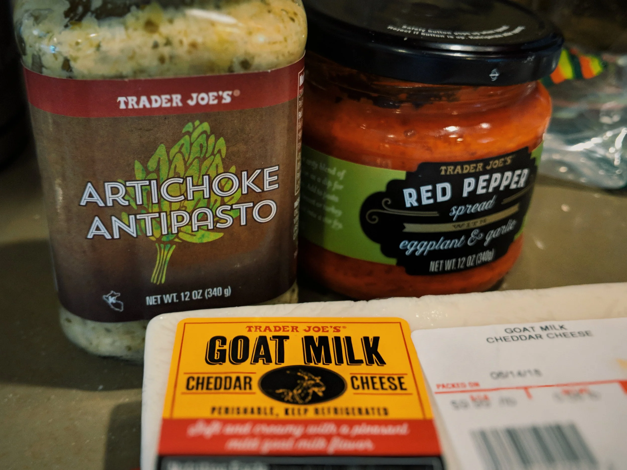 I used a big tablespoon of each of those for the sauce. I love artichoke hearts so the antipasto was perfect addition to the sauce. 