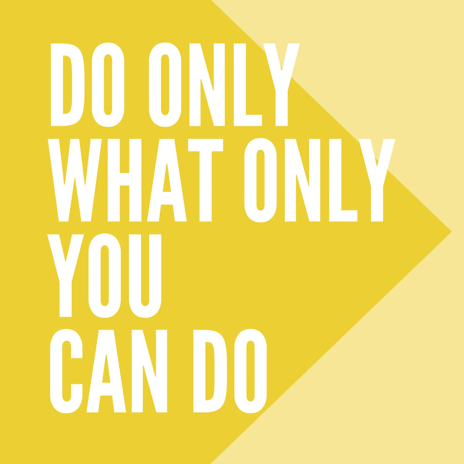 Do Only What Only You Can Do episode artwork