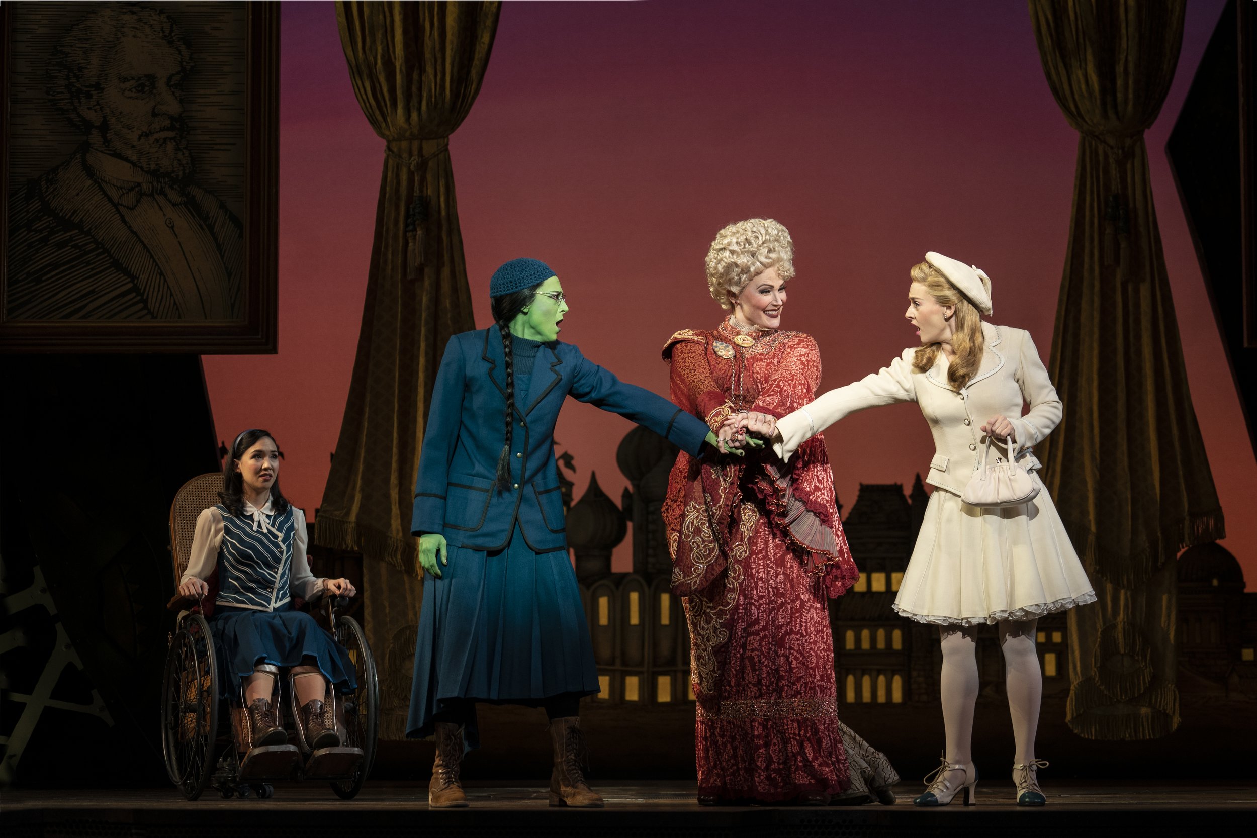 Kimberly Immanuel, Lissa deGuzman, Lisa Howard and Jennafer Newberry in the National Tour of WICKED, photo by Joan Marcus - 0166r.jpg